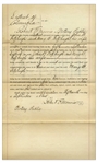 Frederick Douglass Document Signed as Recorder of Deeds